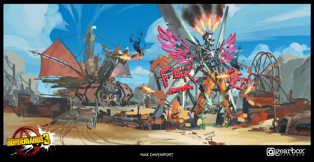 Carnivora Art from Borderlands 3