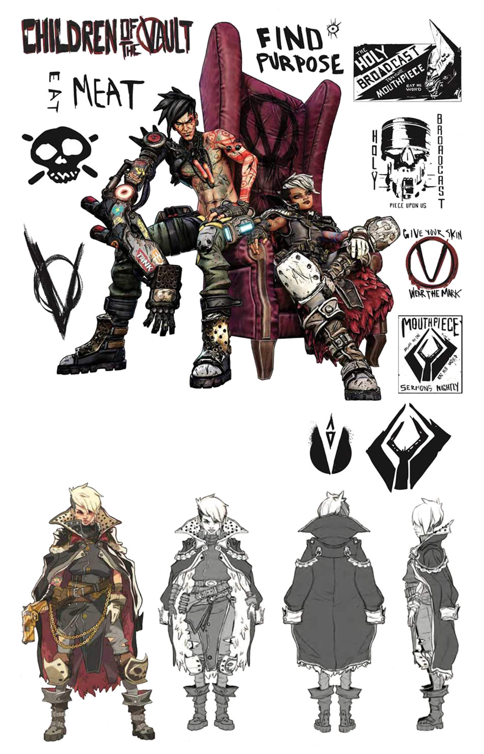 Children of the Vault Art from Borderlands 3
