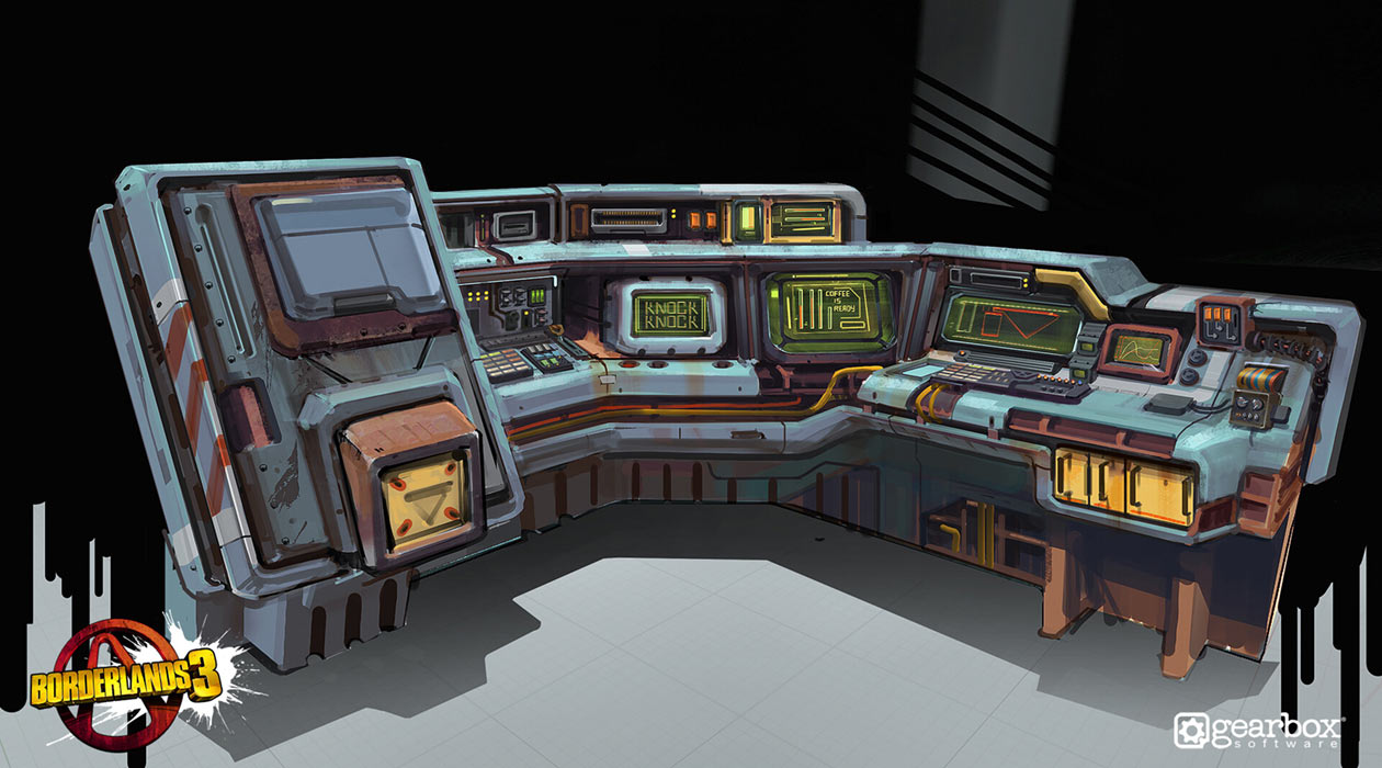 Console Concept Art from Borderlands 3