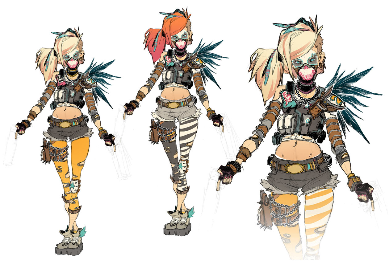 COV Female Bandit 02 Art from Borderlands 3