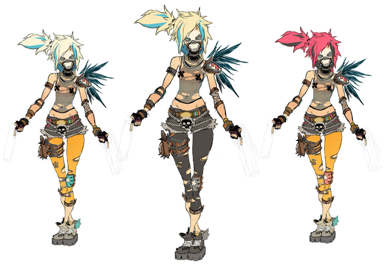 COV Female Bandit 03 Art from Borderlands 3