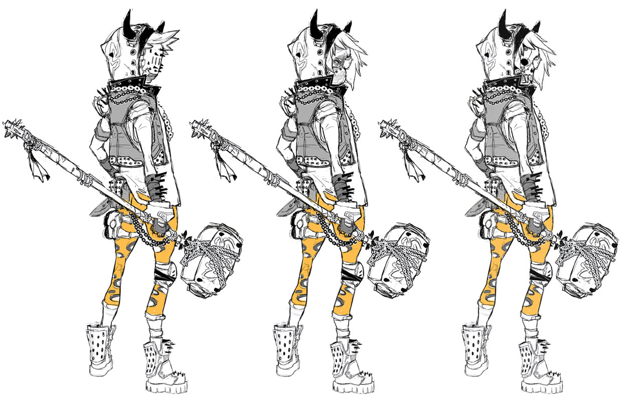 COV Female Bandit 04 Art from Borderlands 3