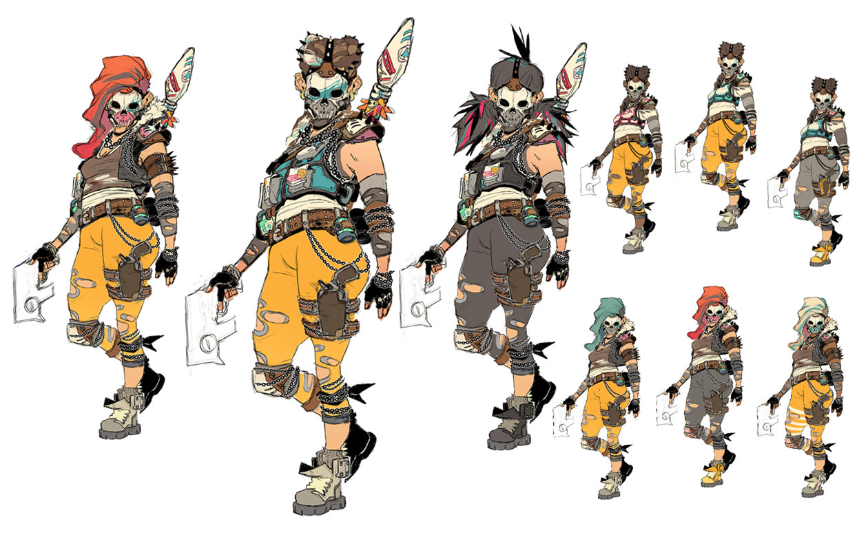 COV Female Bandit 06 Art from Borderlands 3