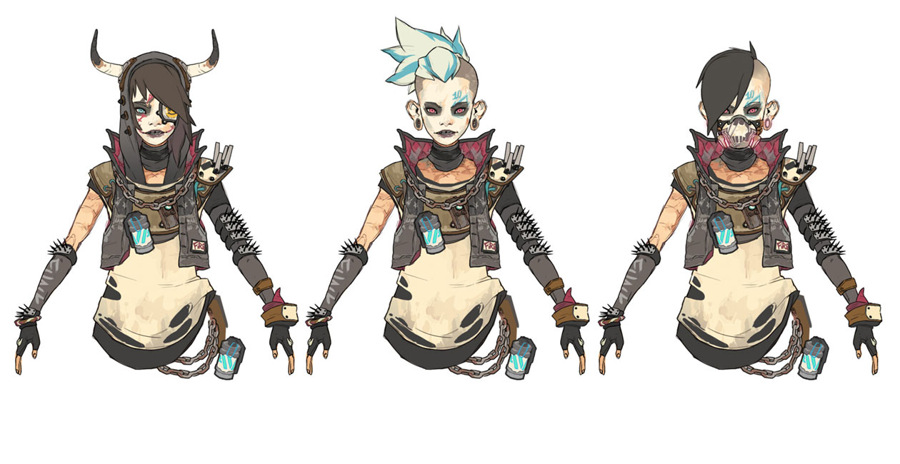 COV Female Bandit 07 Art from Borderlands 3