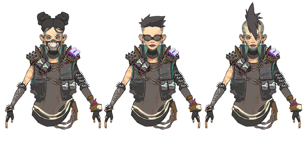 COV Female Bandit 08 Art from Borderlands 3