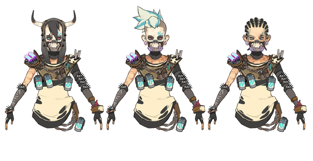 COV Female Bandit 09 Art from Borderlands 3