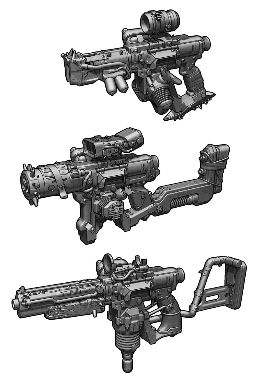 COV Pistol Artwork from Borderlands 3