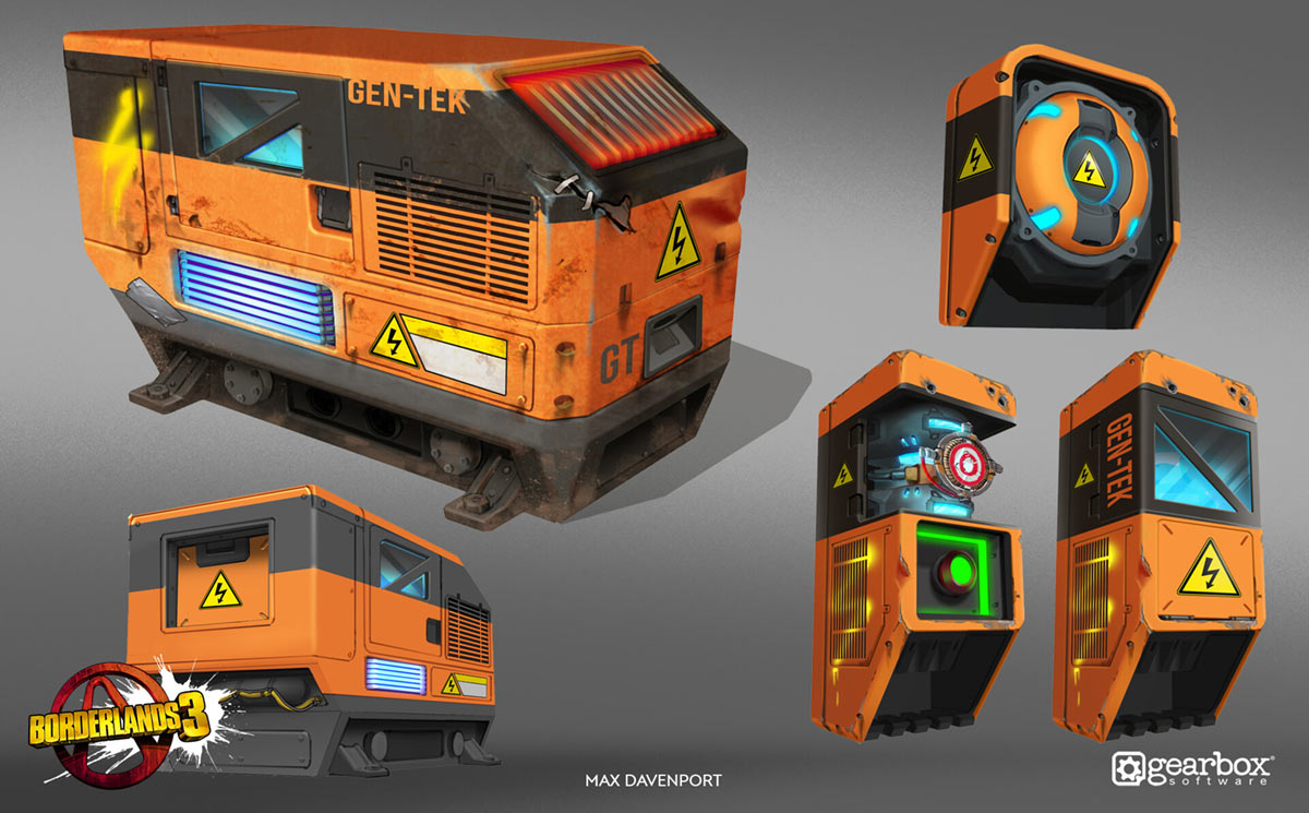 Electrical Objects Art from Borderlands 3