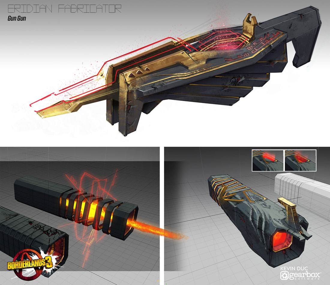 Eridian Fabricator Art from Borderlands 3