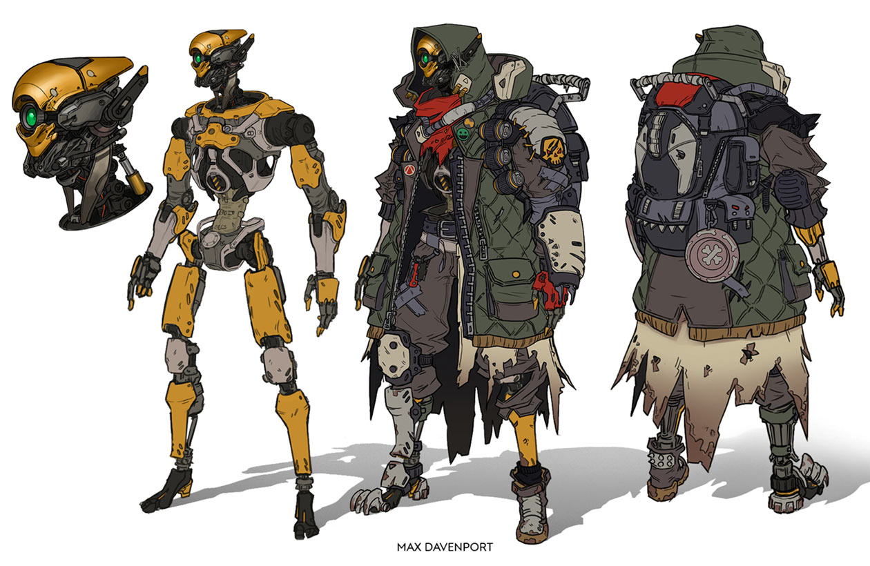 FL4K the Beastmaster Art from Borderlands 3
