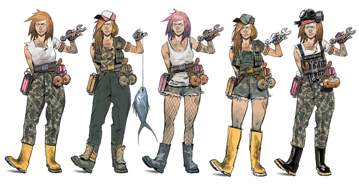Generic NPCs 3 Art from Borderlands 3