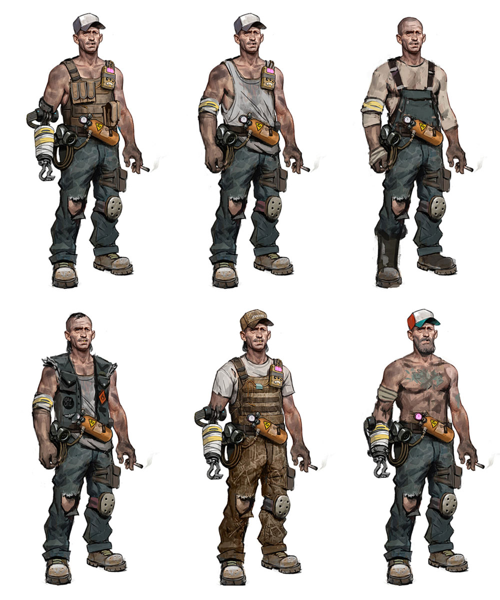 Generic NPCs 5 Art from Borderlands 3