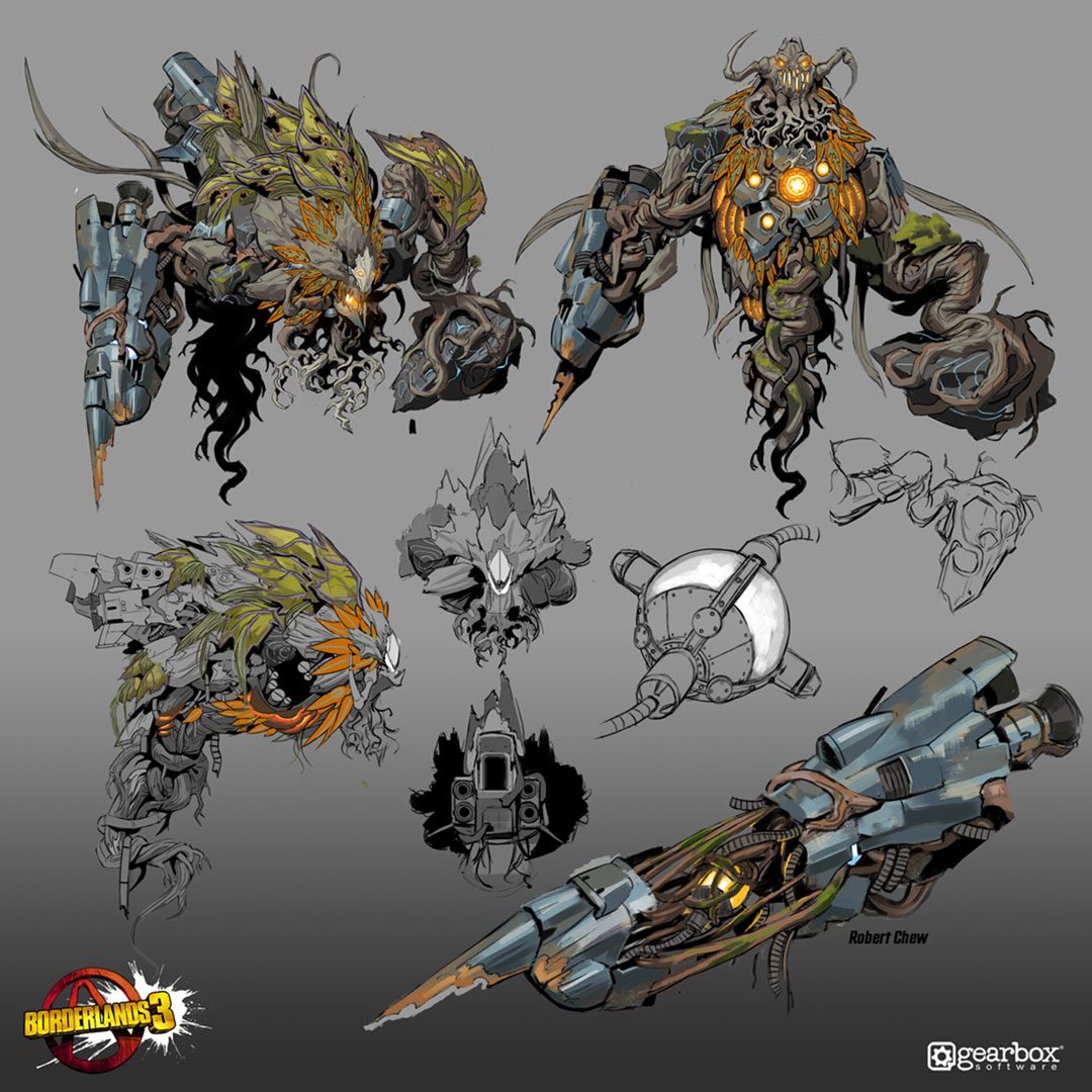 Graveward Boss Art from Borderlands 3