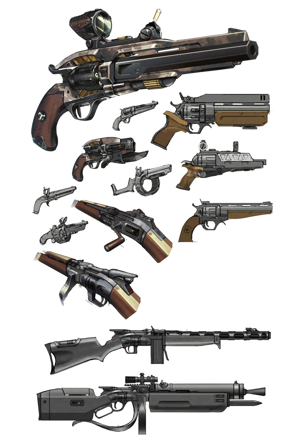 Jakobs Weapons Art from Borderlands 3
