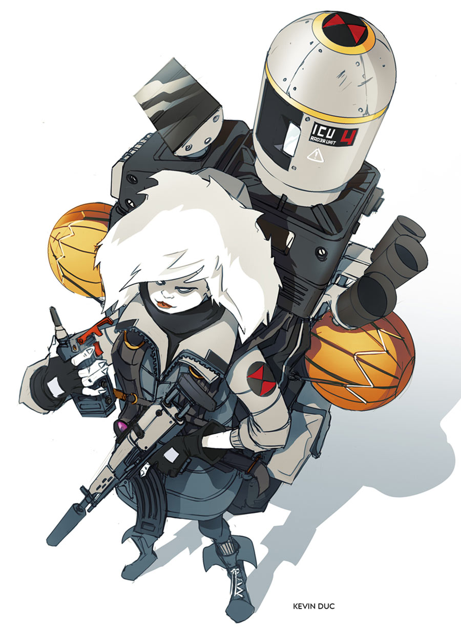 Moze Concept Art from Borderlands 3