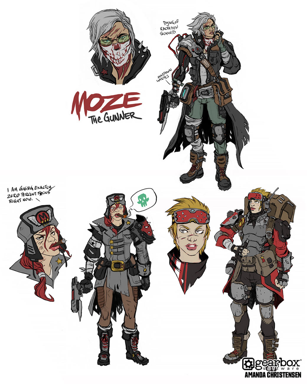 Moze Art from Borderlands 3