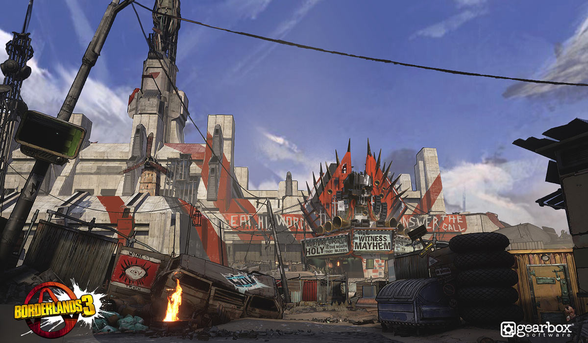 Pandora Marquee Concept Art from Borderlands 3