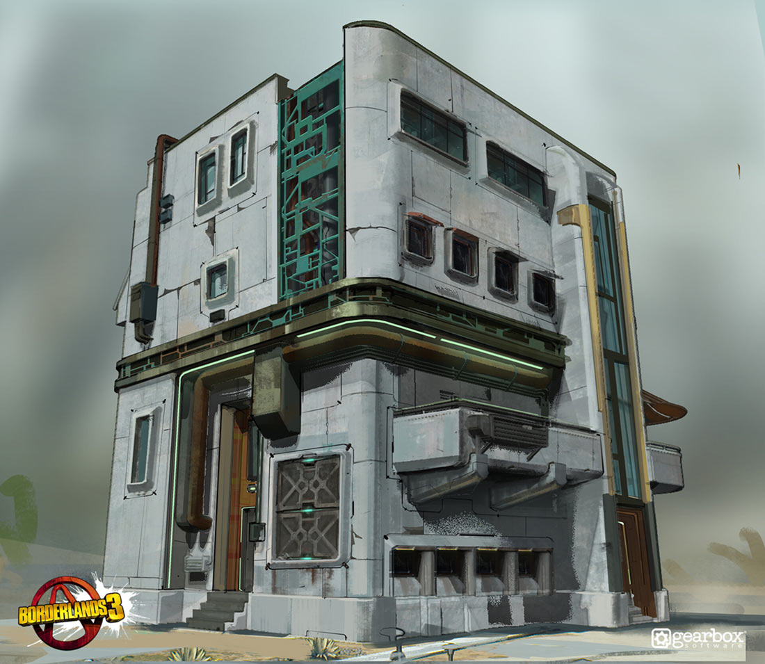 Promethea Building Art from Borderlands 3