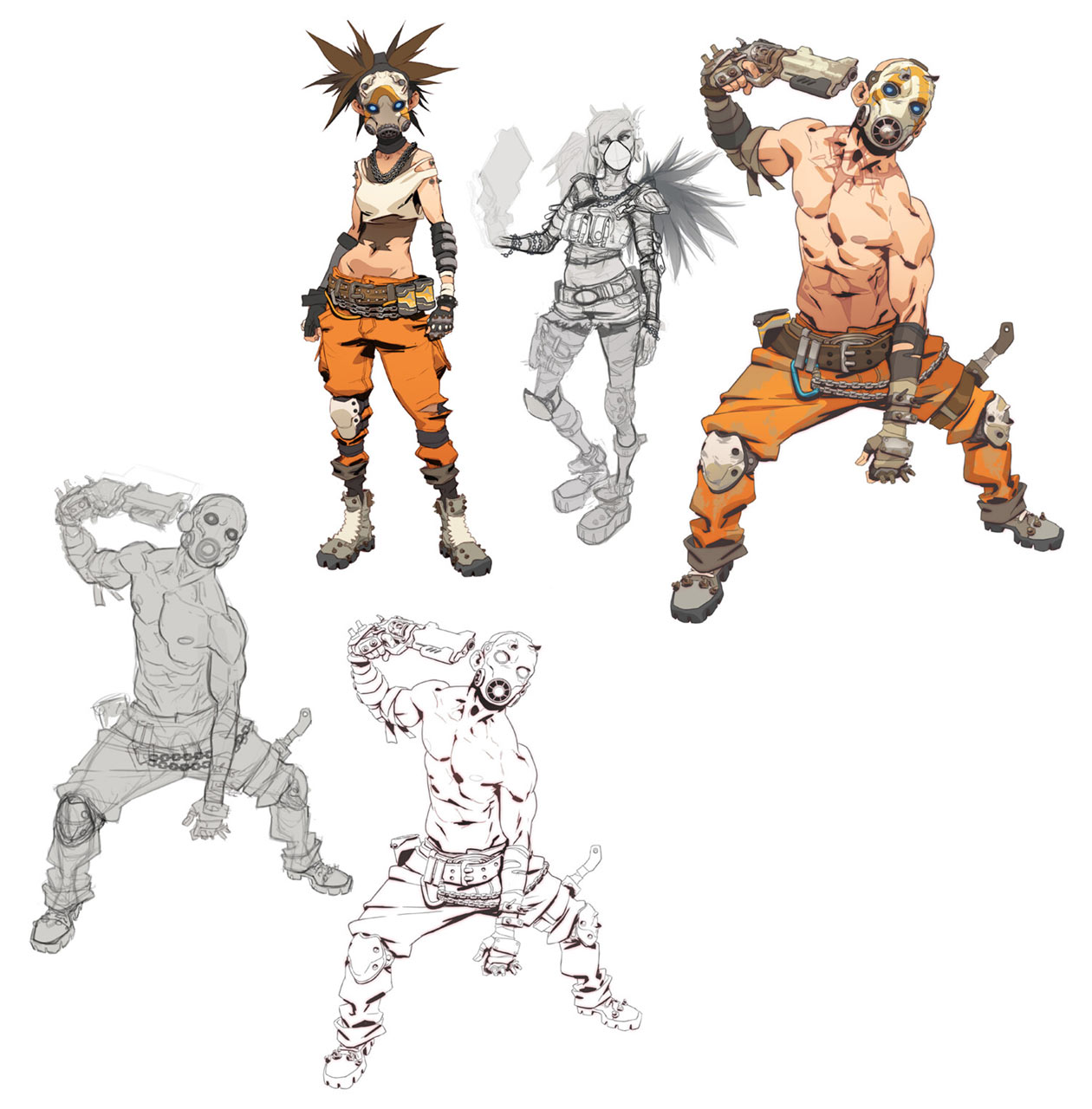 Psycho Fanatic Art from Borderlands 3