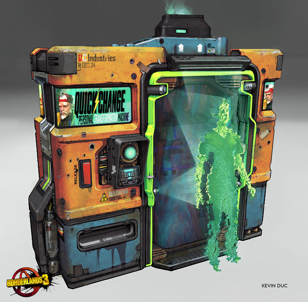 Quickchange Art from Borderlands 3