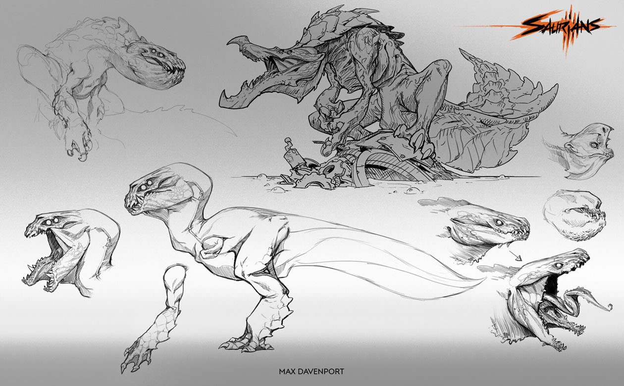 Saurian Sketches from Borderlands 3