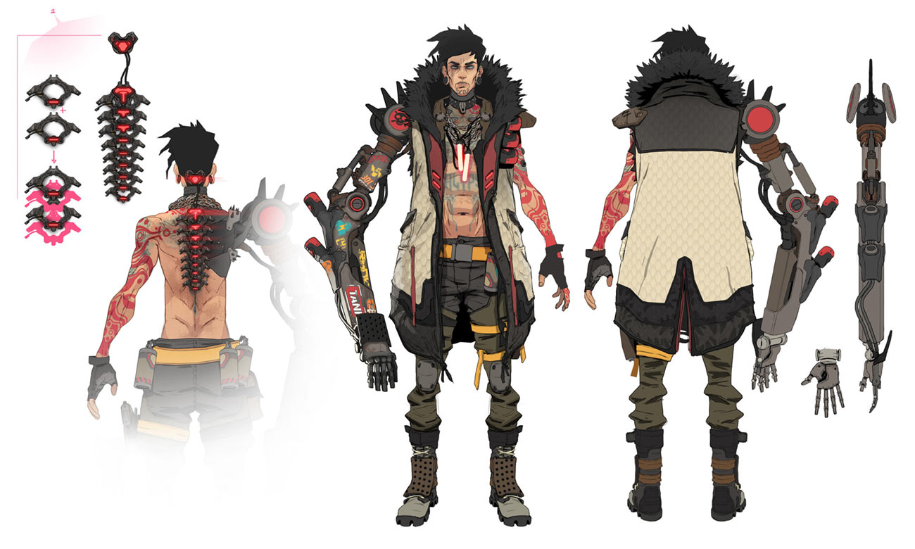 Troy Calypso Art from Borderlands 3