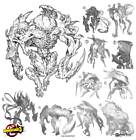 Tyreen the Destroyer Sketches