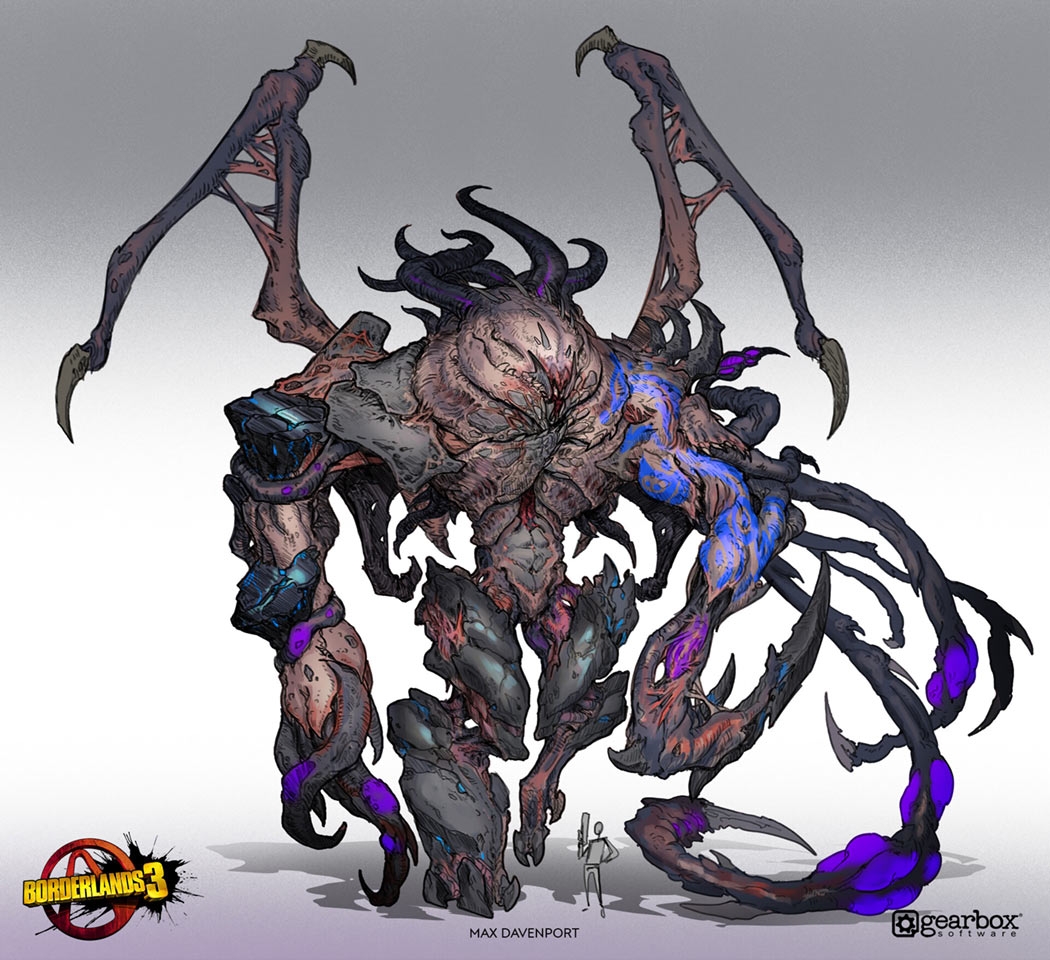 Tyreen the Destroyer Art from Borderlands 3