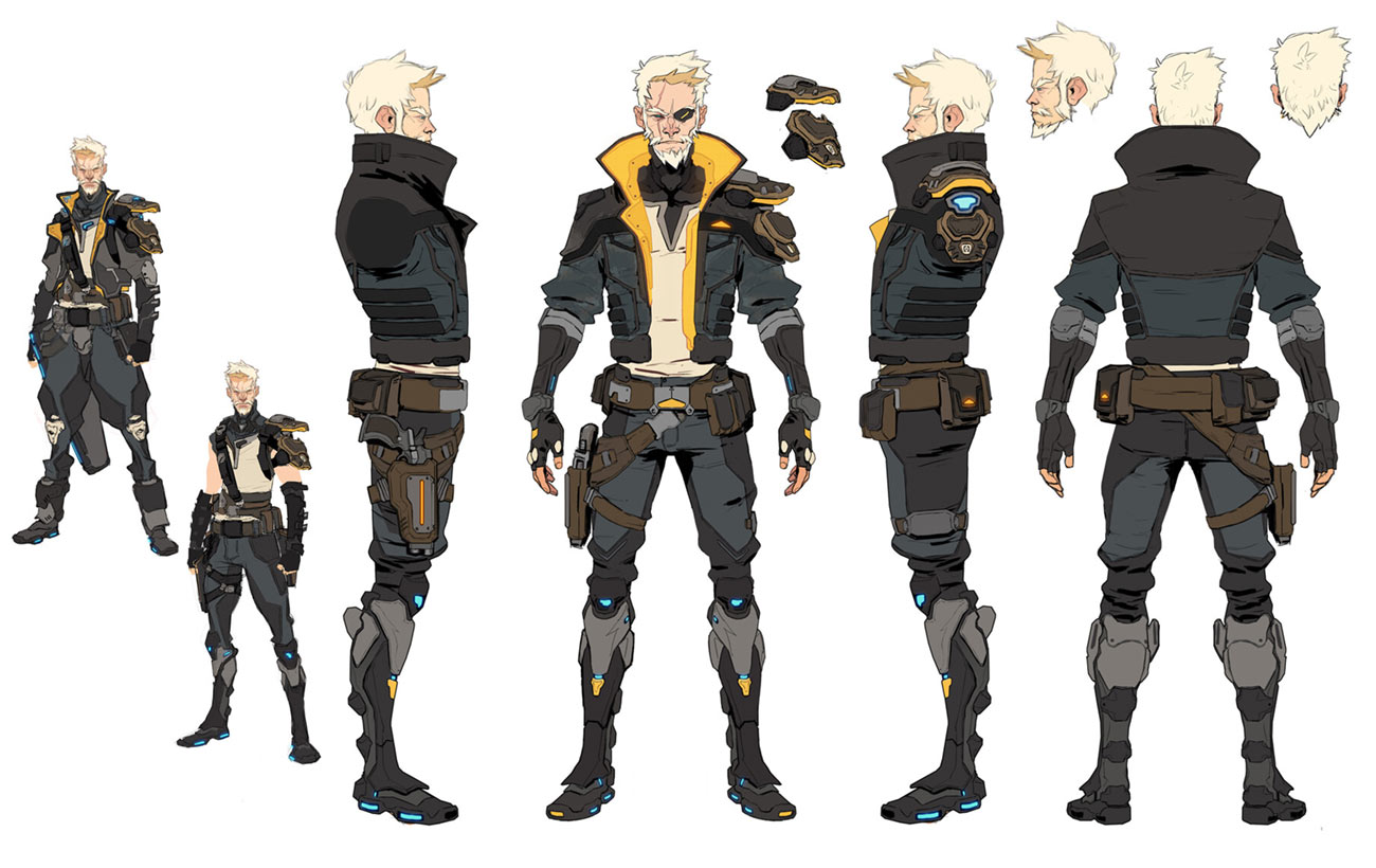 Zane Flynt Art from Borderlands 3