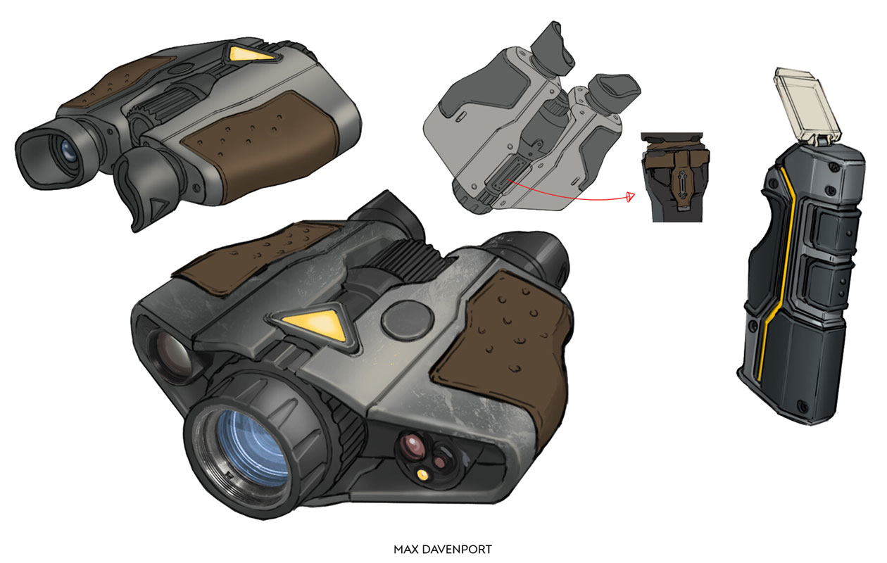 Zane's Gear Art from Borderlands 3