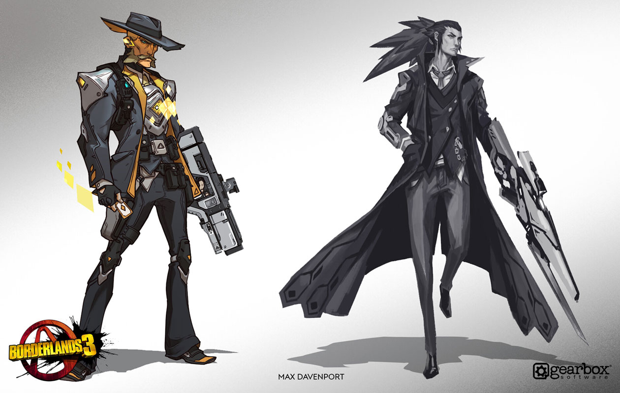 Zane the Operative Art from Borderlands 3