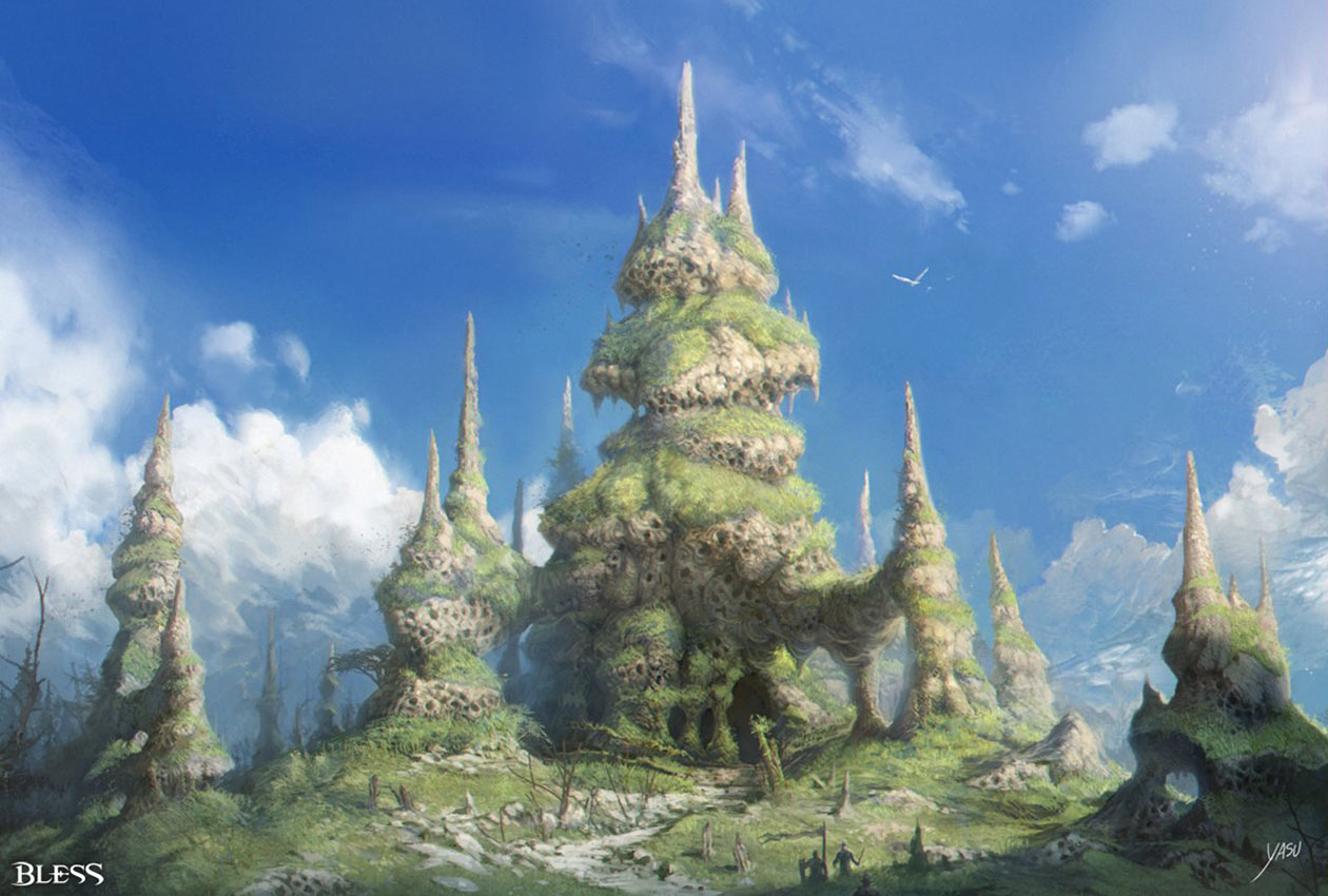 Ant Hill Concept Art from Bless Online