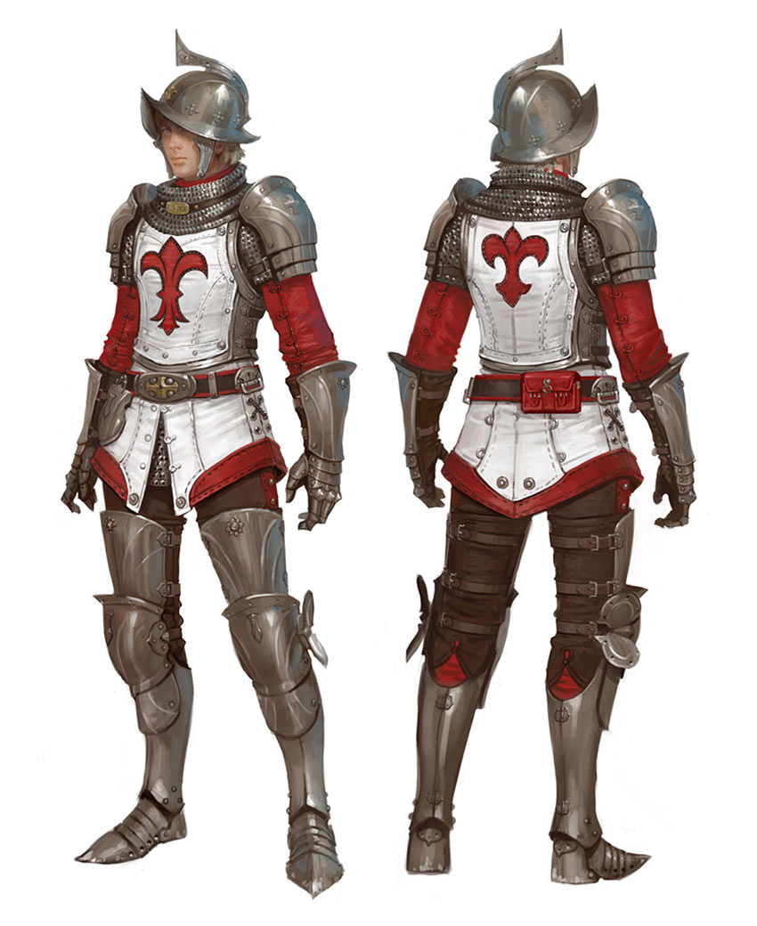 Armor Design Artwork from Bless Online
