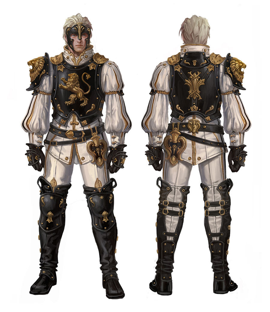 Armor Design Concept Artwork from Bless Online