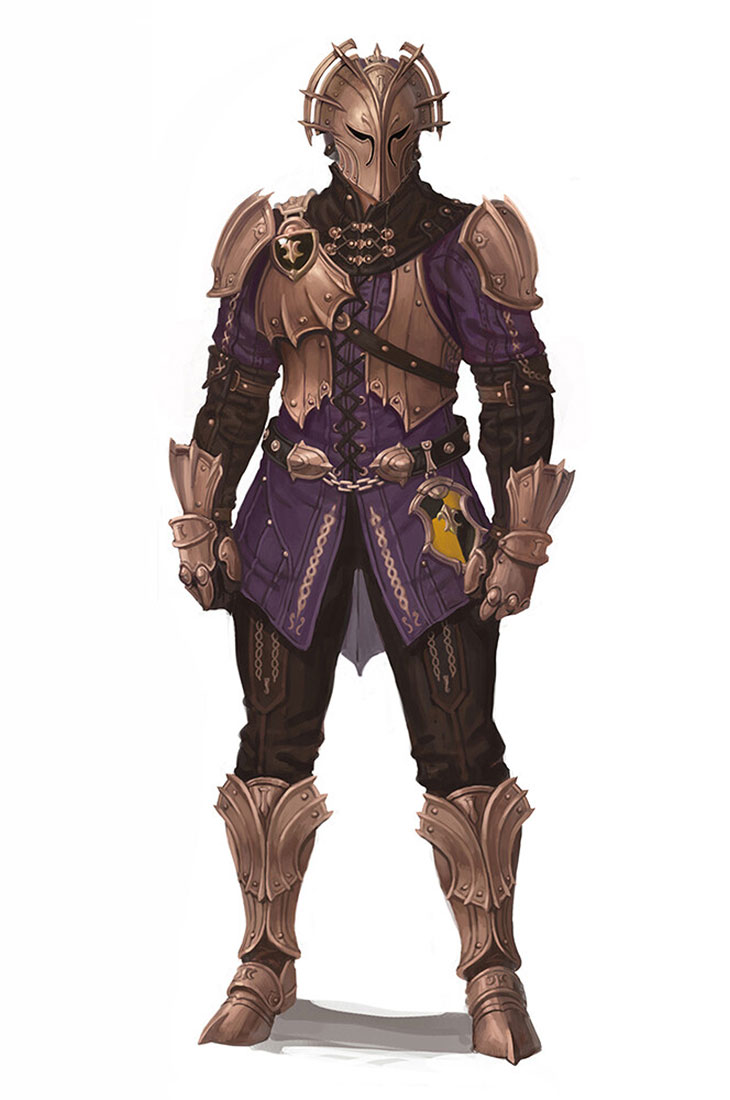Male Armor Design from Bless Online