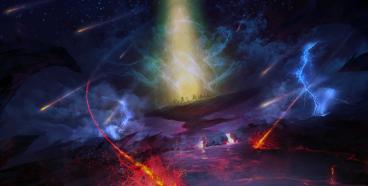 Arrival of Gods Art from Bless Online