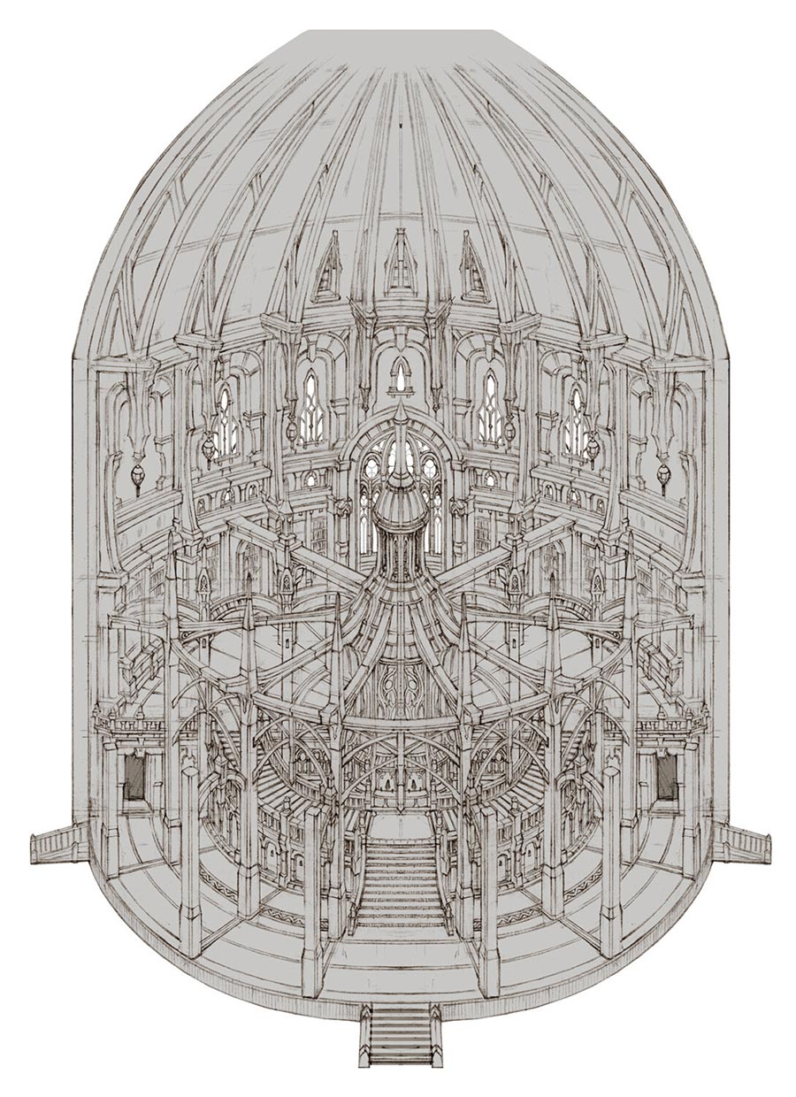Cathedral Interior Art from Bless Online