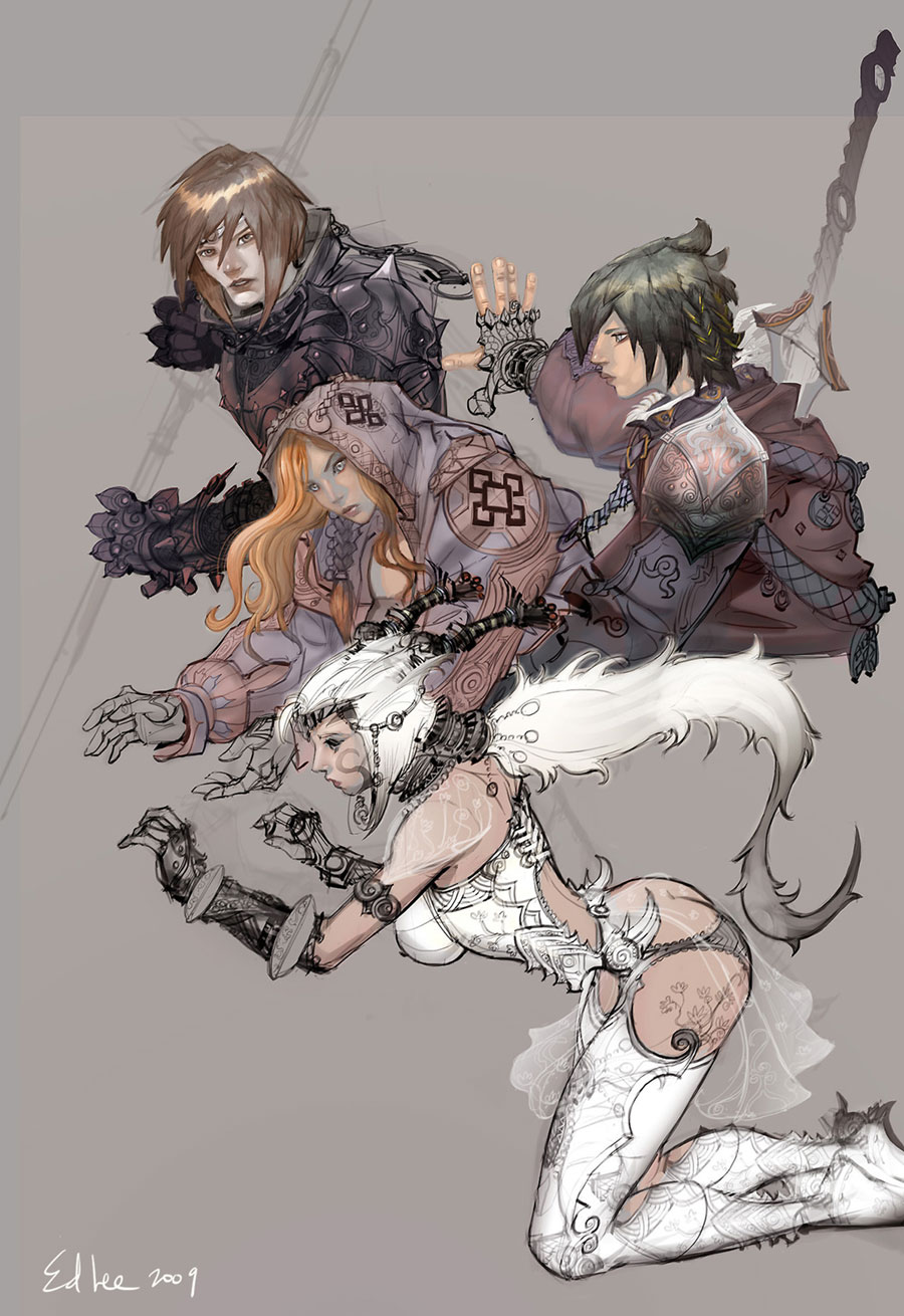 Character Concepts from Bless Online