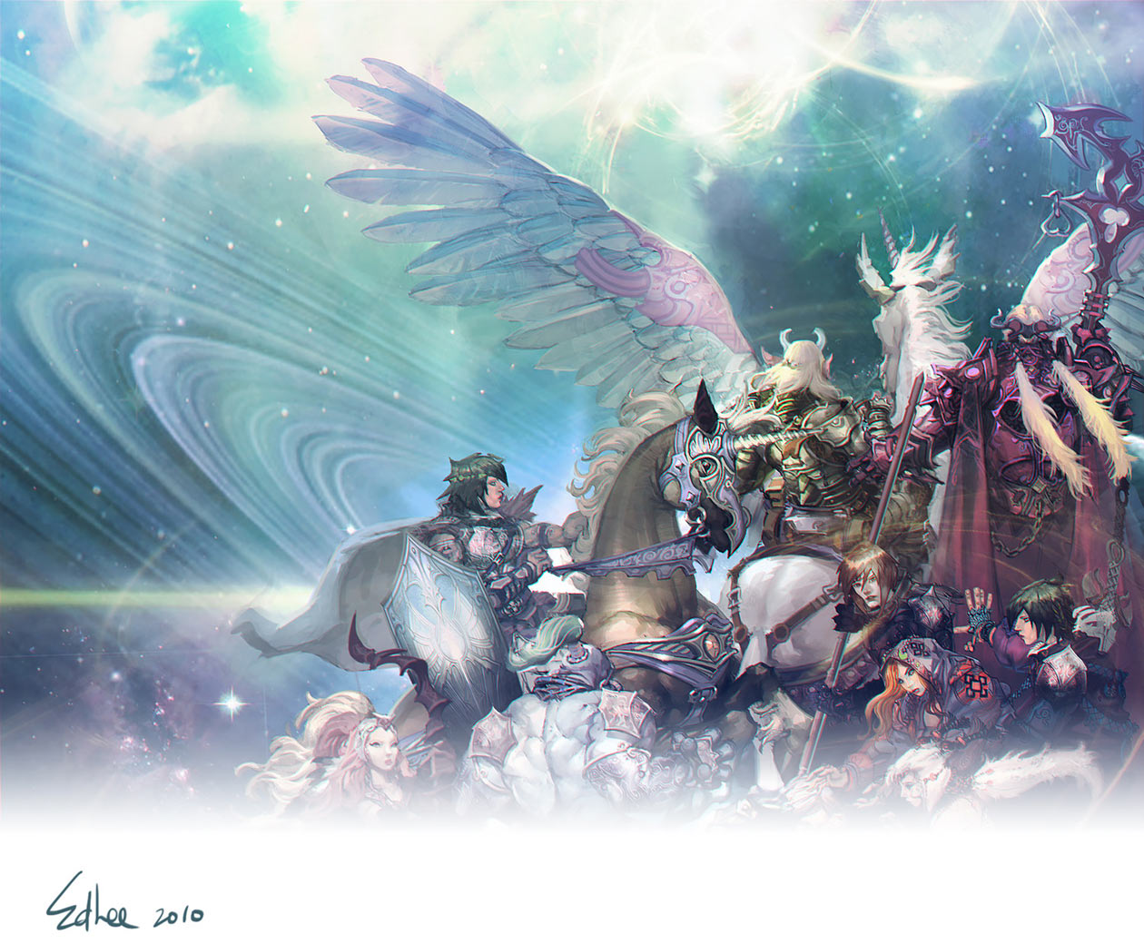 Characters Illustration from Bless Online