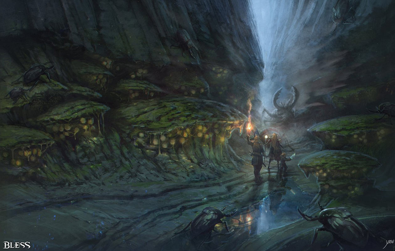 Giant Beetle Habitat Art from Bless Online