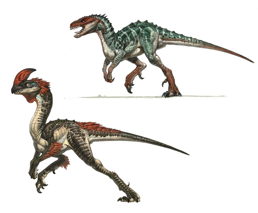 Neovenator and Raptor Art from Bless Online