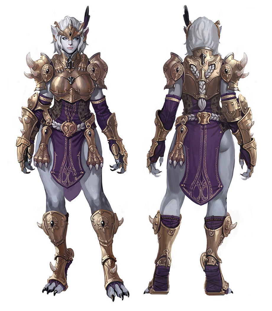 Female Pantera Concept Art from Bless Online