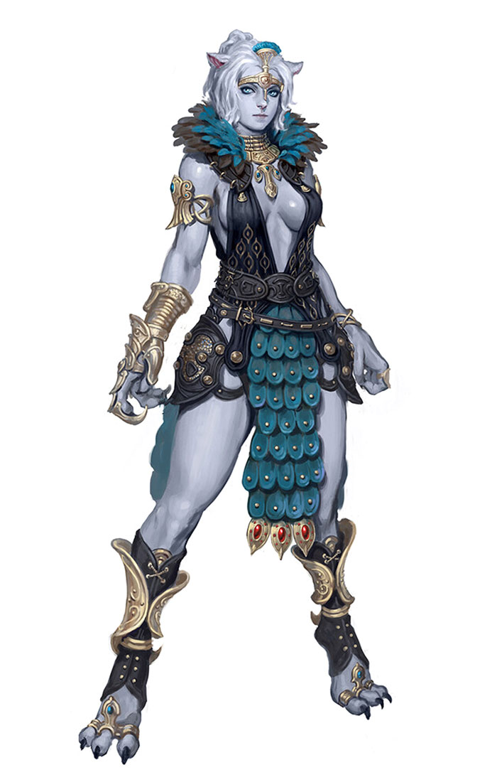 Female Pantera Character Artwork from Bless Online