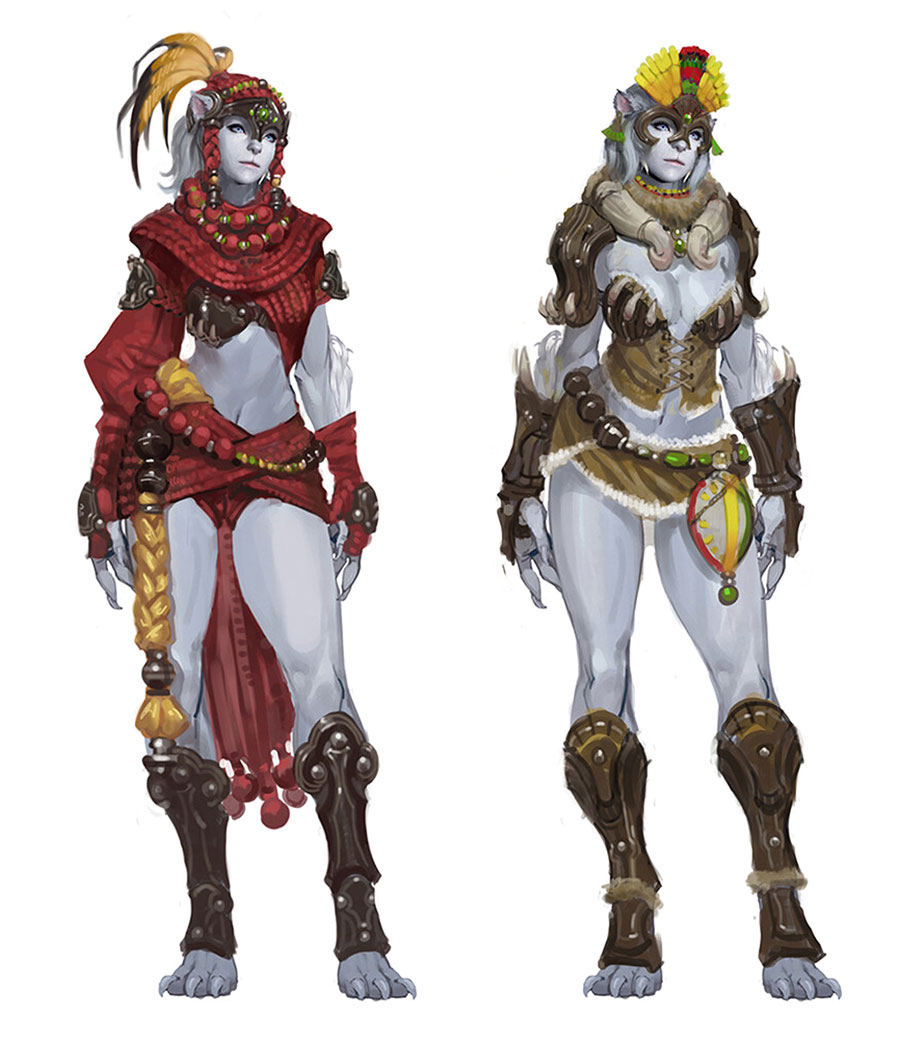 Female Pantera Designs from Bless Online