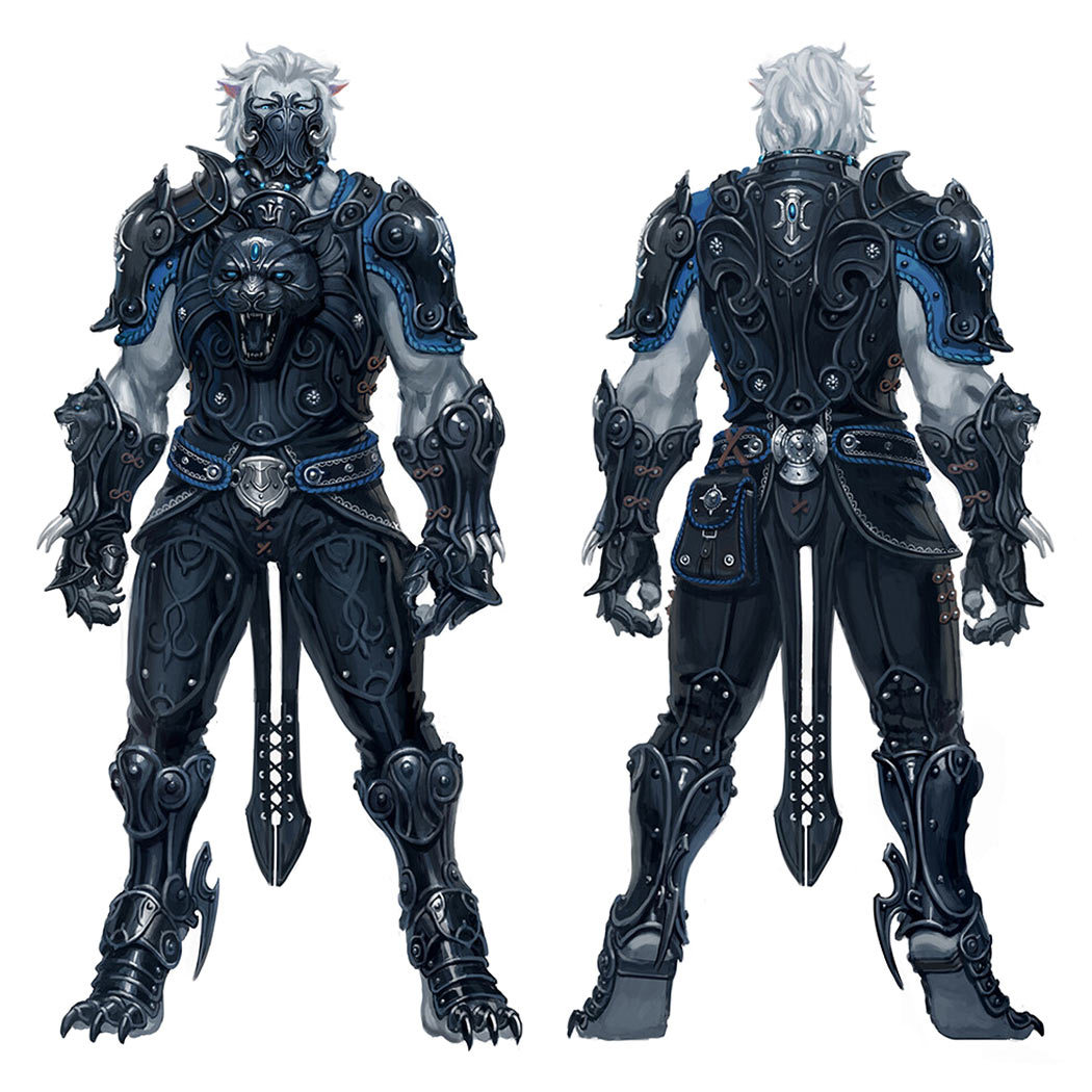 Male Pantera Artwork from Bless Online