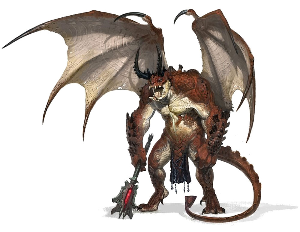 Pit Fiend Art from Bless Online