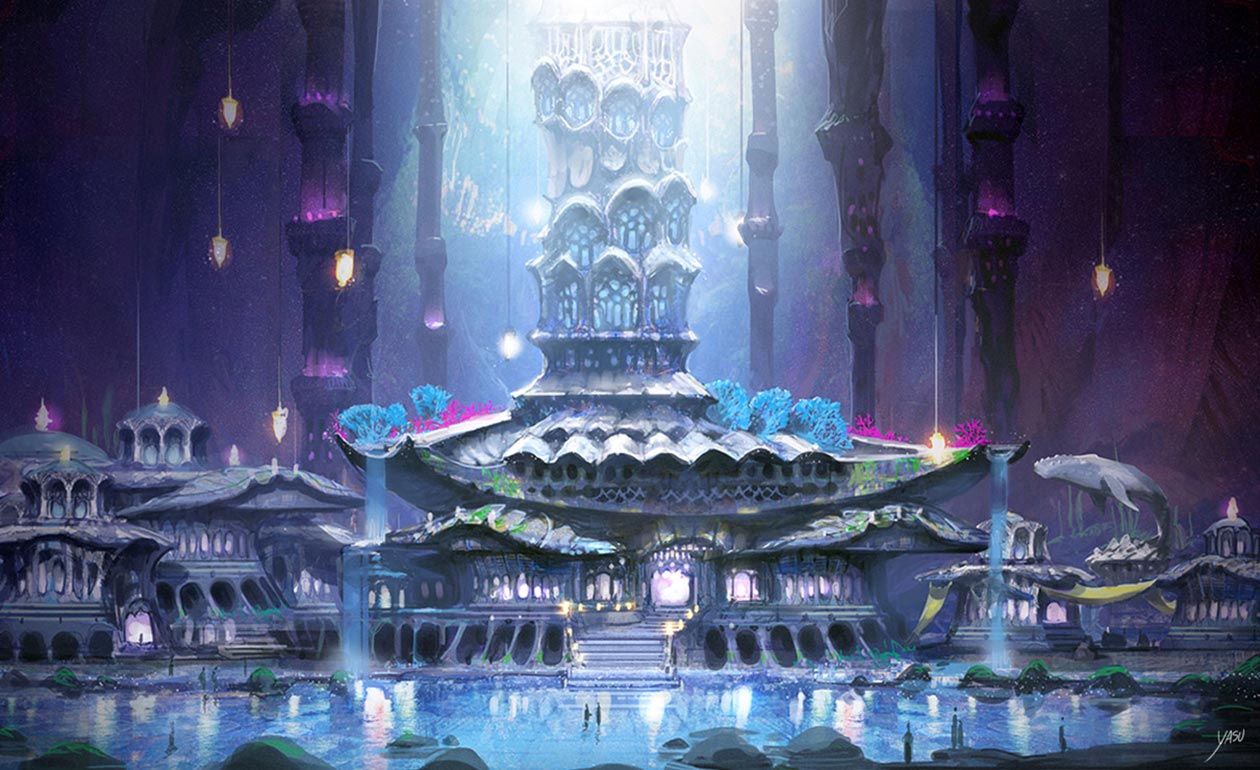 Siraka Town Art from Bless Online