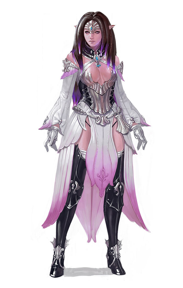 Female Siren Art from Bless Online