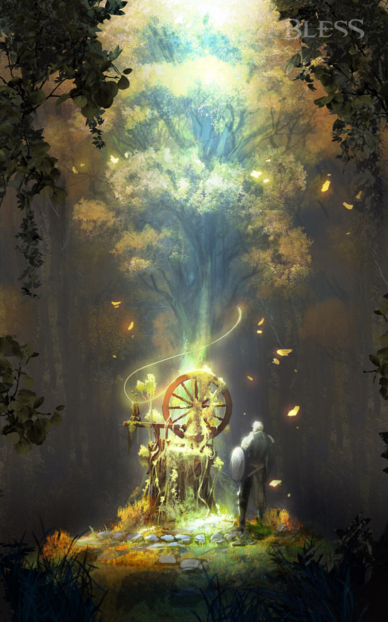 Spinning Wheel of El Gradis Art from Bless Online