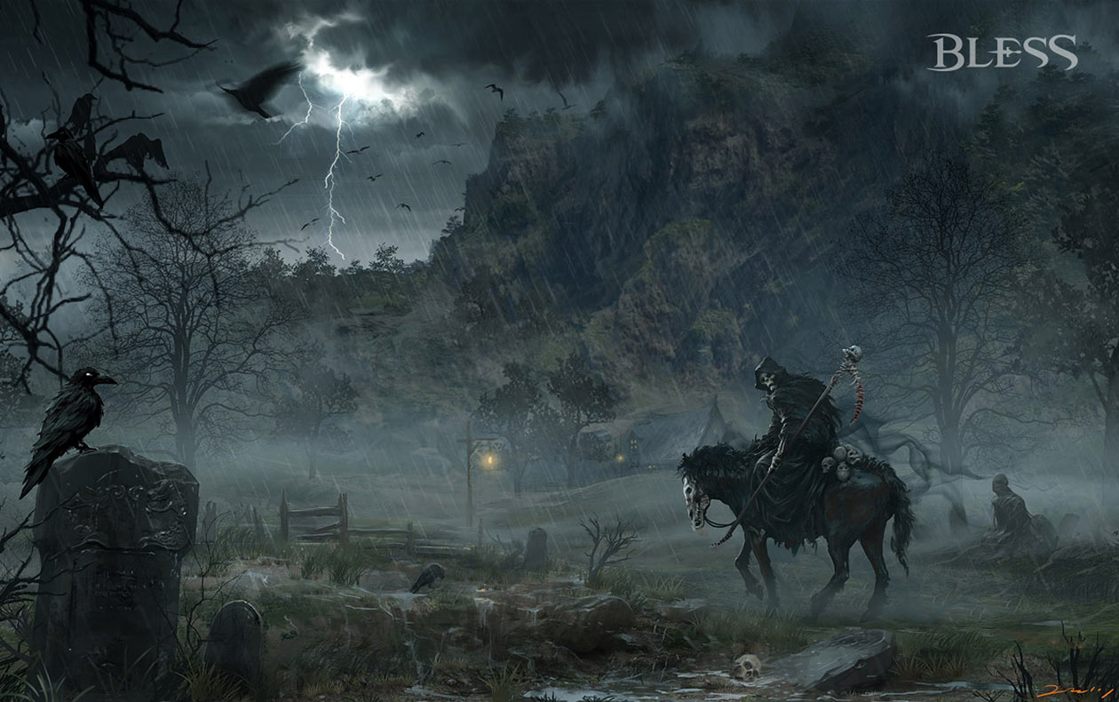 Spirits Forest Art from Bless Online